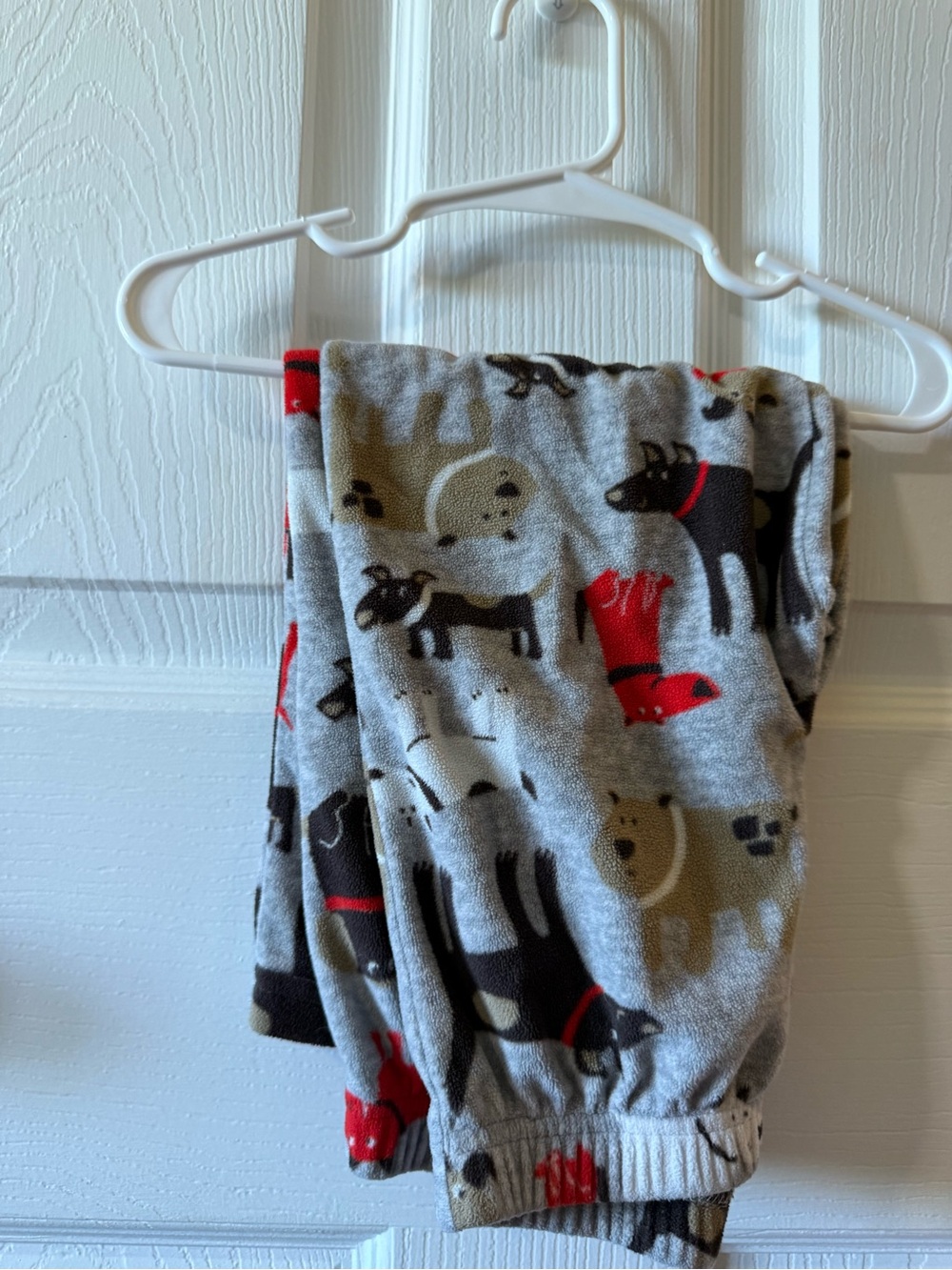 Carter’s 3T Grey Dog Print Fleece Pajama Pants